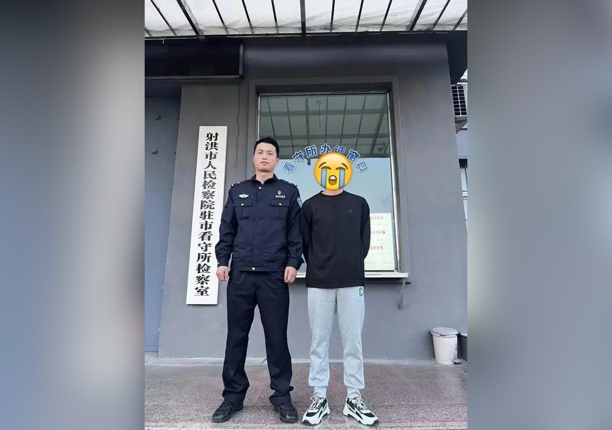 男子走出看守所10米又偷一輛電動車640.jpg