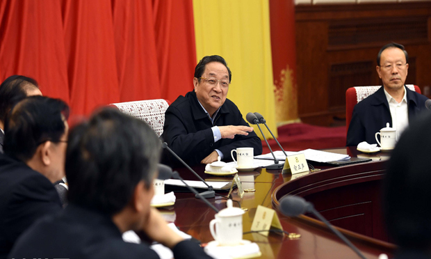 俞正聲主持政協(xié)召開雙周協(xié)商座談會(huì)