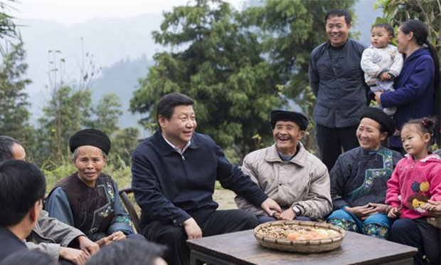 這五年,，習(xí)近平的扶貧足跡
