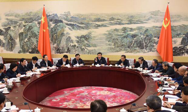 中共中央政治局召開會議 研究修改憲法部分內容的建議