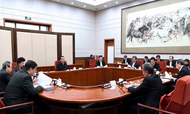 李克強主持召開國務院黨組會議 深入學習貫徹黨的十九屆二中全會精神